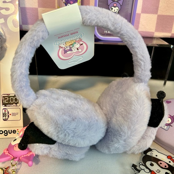 Kuromi Checkered Tote Bag and Accessories Set - Picture 6 of 8